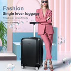 Hardside Luggage Set of 2 Piece Suitcase Set of 2 with Spinner Wheels Carry On Luggage Airline Approved and Built-In TSA Lock, Black