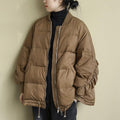 winter stitching women down coat