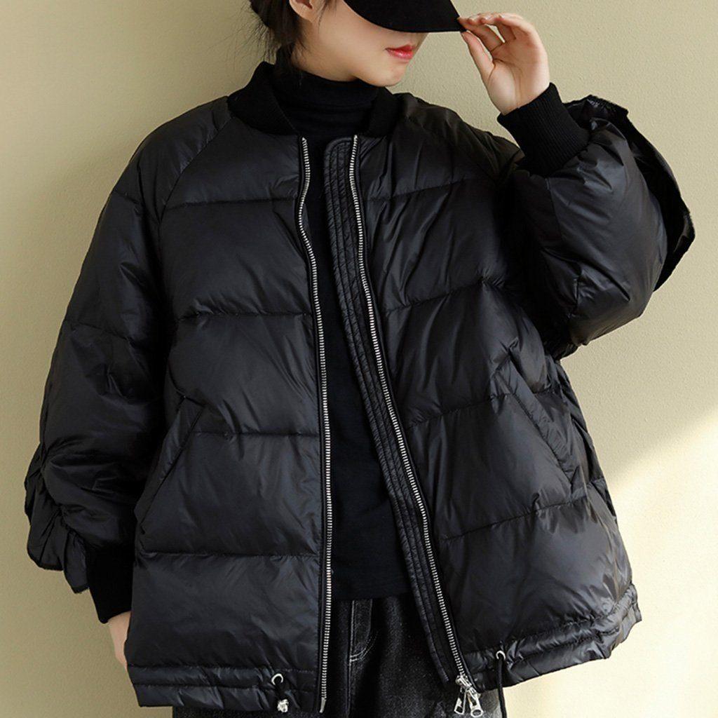 winter stitching women down coat