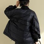 winter stitching women down coat