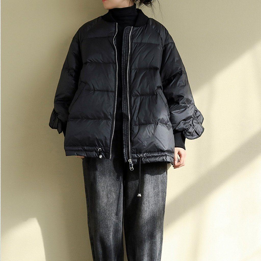 winter stitching women down coat