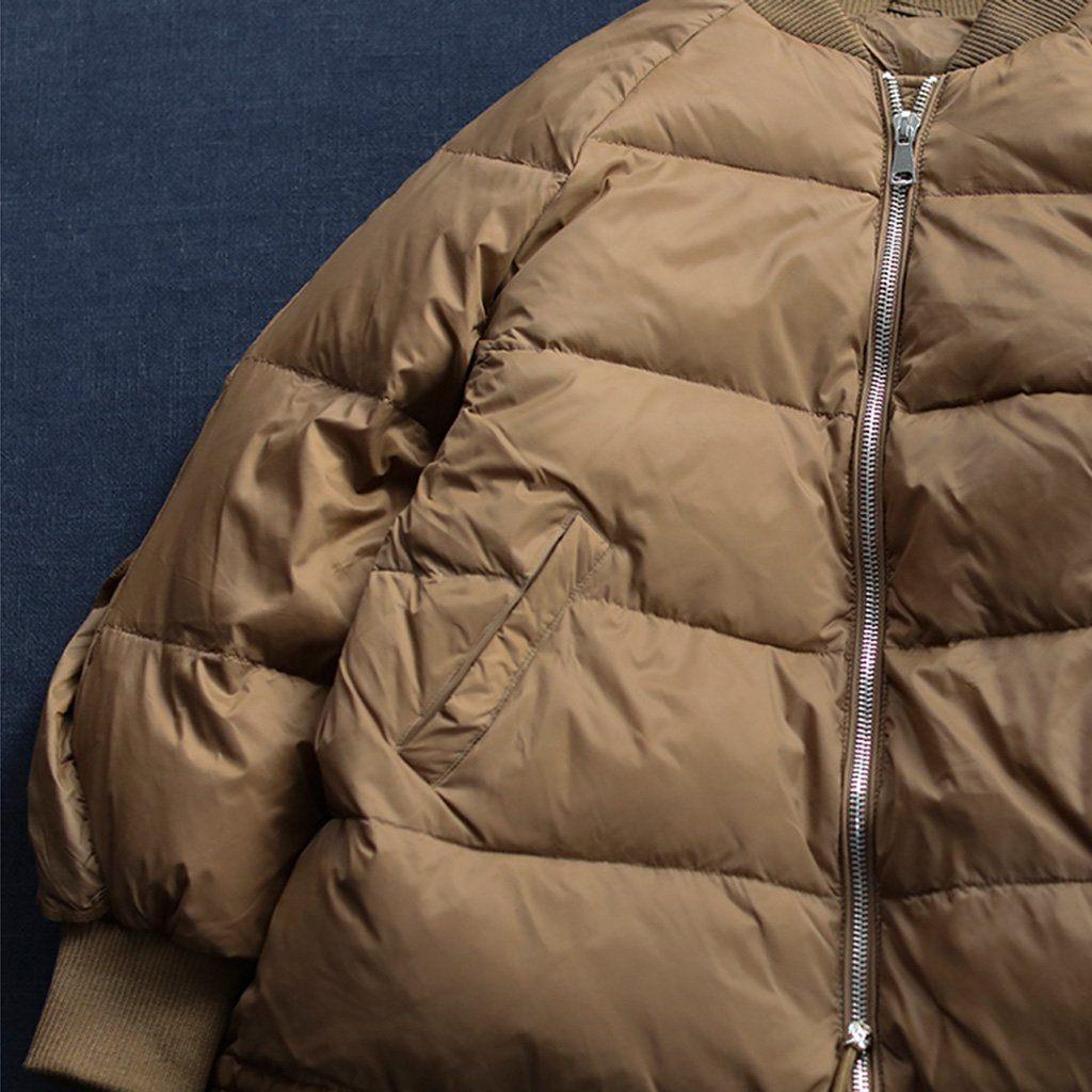 winter stitching women down coat