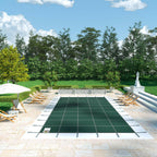 vevor safety pool cover 18x36ft rectangular in ground brass swimming pond
