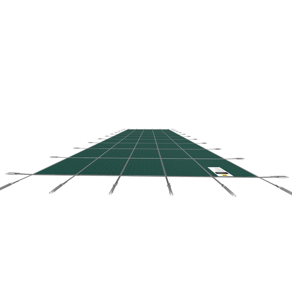 vevor safety pool cover 18x36ft rectangular in ground brass swimming pond