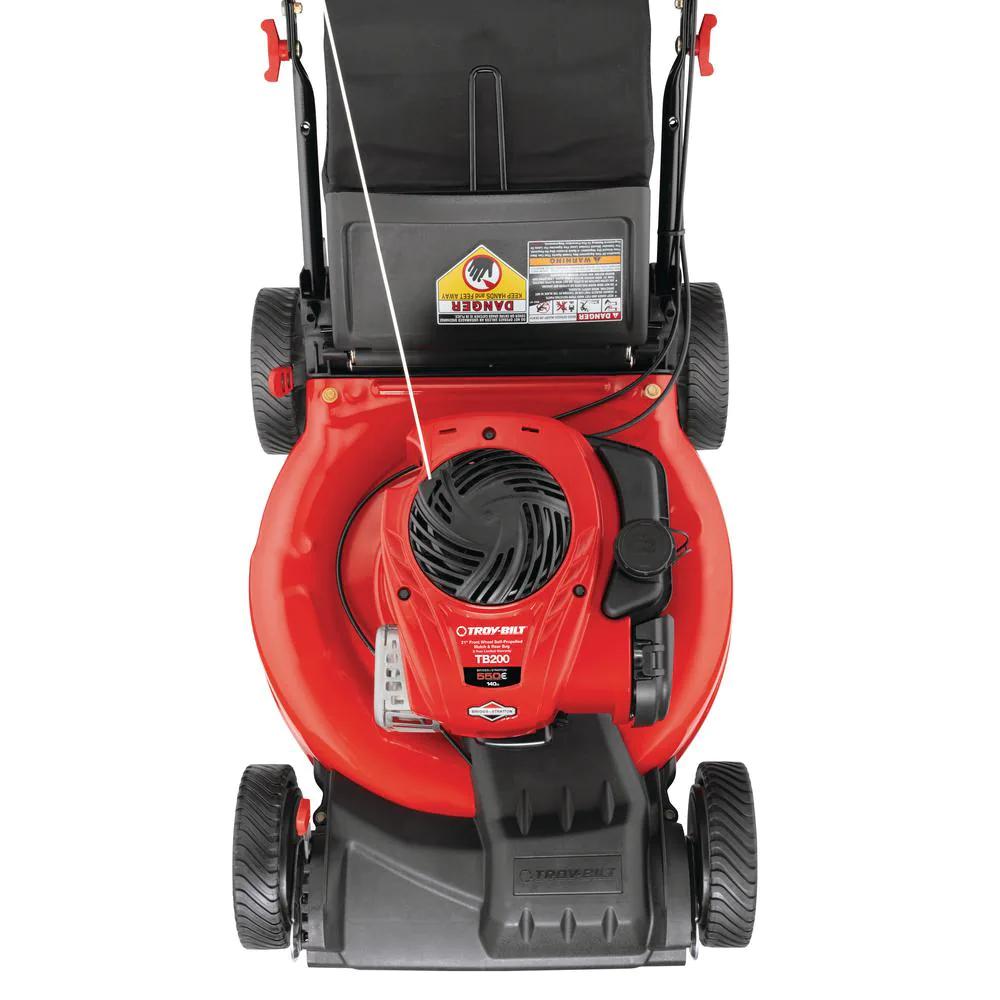 Self Propelled Lawn Mower 21 in. 140cc Mulching Front-Wheel Drive