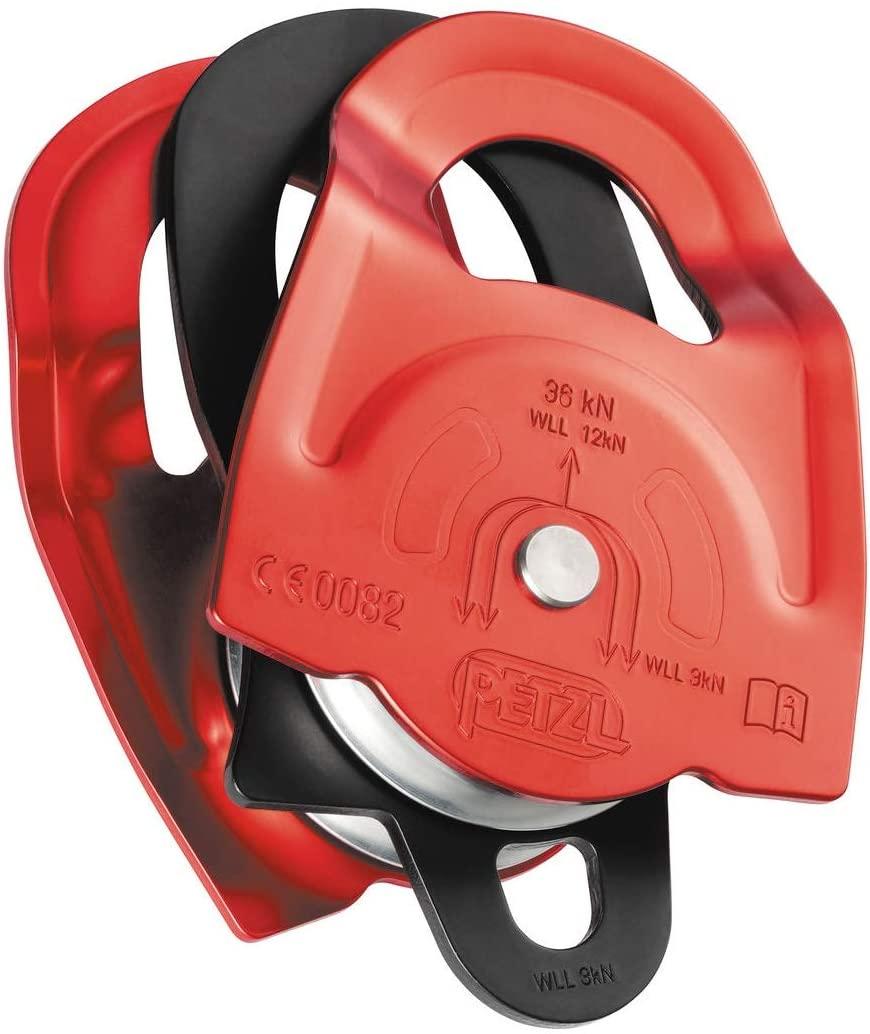 PETZL Seilrollen P65A Twin Red