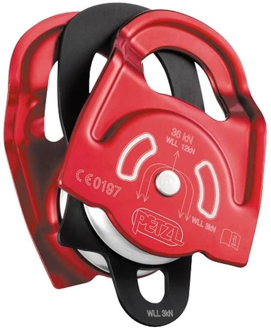 PETZL Seilrollen P65A Twin Red