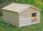CozyCatFurniture Extra LarWooden House for Outdoor Cats, Thermal-Ply Insulation, Cedar Waterproof Construction, Shelter for Summer and Winter