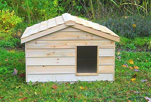 CozyCatFurniture Extra LarWooden House for Outdoor Cats, Thermal-Ply Insulation, Cedar Waterproof Construction, Shelter for Summer and Winter