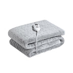 60X50In Bedroom Office Electric Blanket Flannel  Heating Blanket With 4 Auto Off Timers 3 Heating Settings Machine Washable Suitable For Adults Children