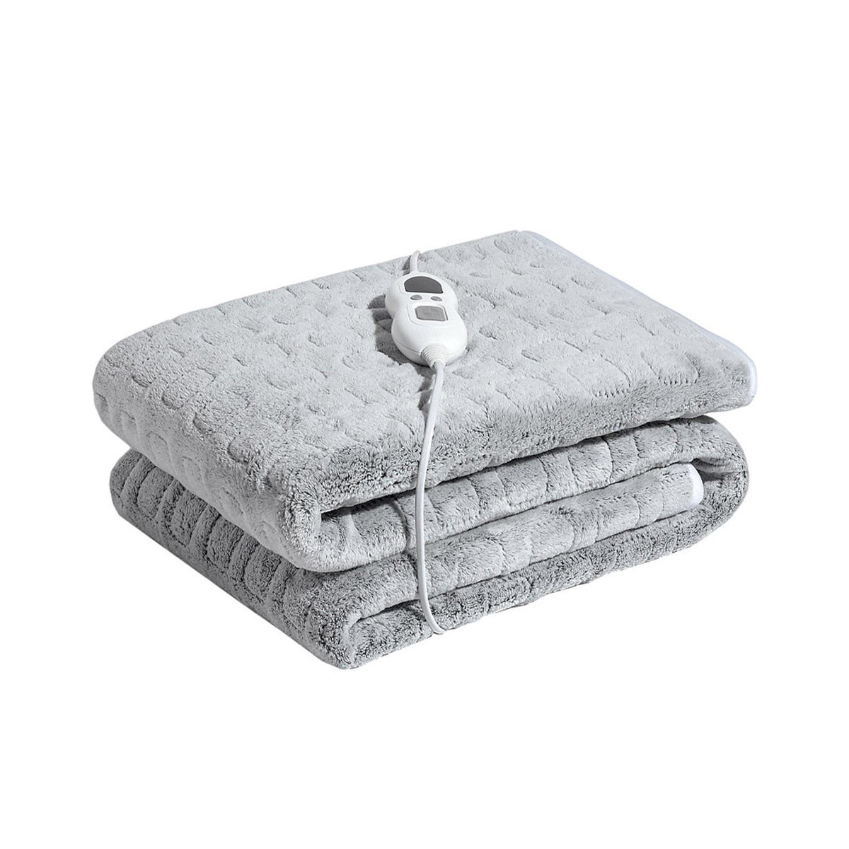 60X50In Bedroom Office Electric Blanket Flannel  Heating Blanket With 4 Auto Off Timers 3 Heating Settings Machine Washable Suitable For Adults Children