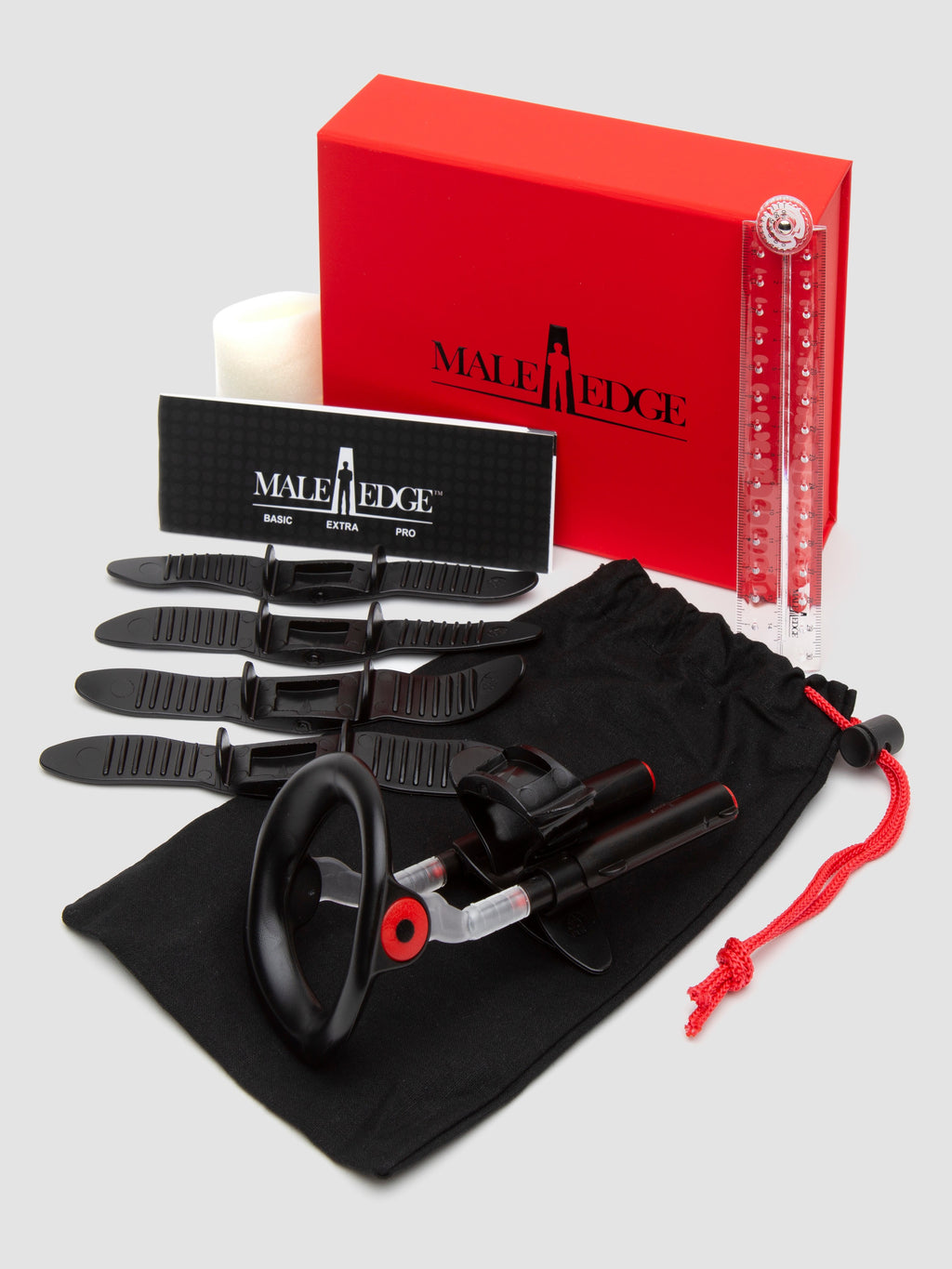 Male Edge Pro Advanced Penis Enlargement System (12 Piece), Black