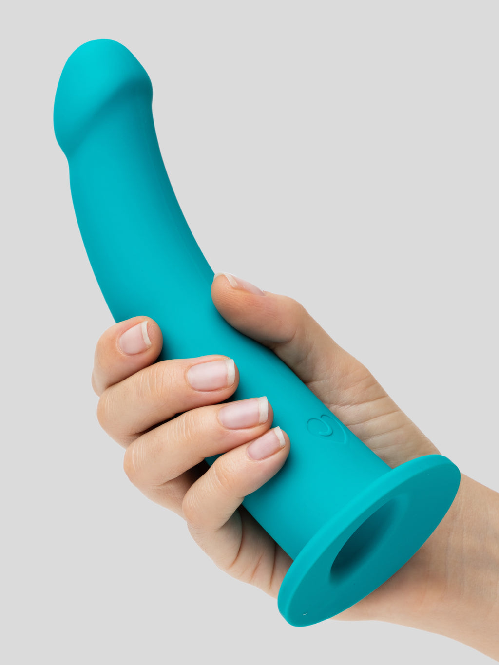 Lovehoney Curved Silicone Suction Cup Dildo 8 Inch, Green