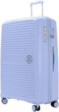 PP material Hardside Spinner, 28inch, Wear-resistant, scratch-resistant Suitcase Luggage with Wheels (28-inch, Pastel Blue Color)