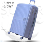 PP material Hardside Spinner, 28inch, Wear-resistant, scratch-resistant Suitcase Luggage with Wheels (28-inch, Pastel Blue Color)