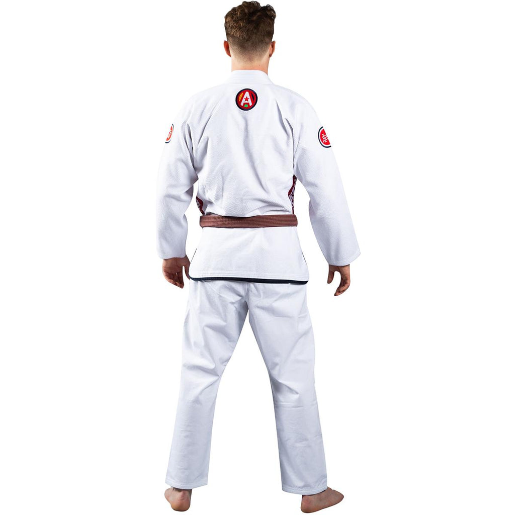 Scramble Athlete 4 Luxury 550gsm+ Brazilian Jiu-Jitsu Gi - A4 - White