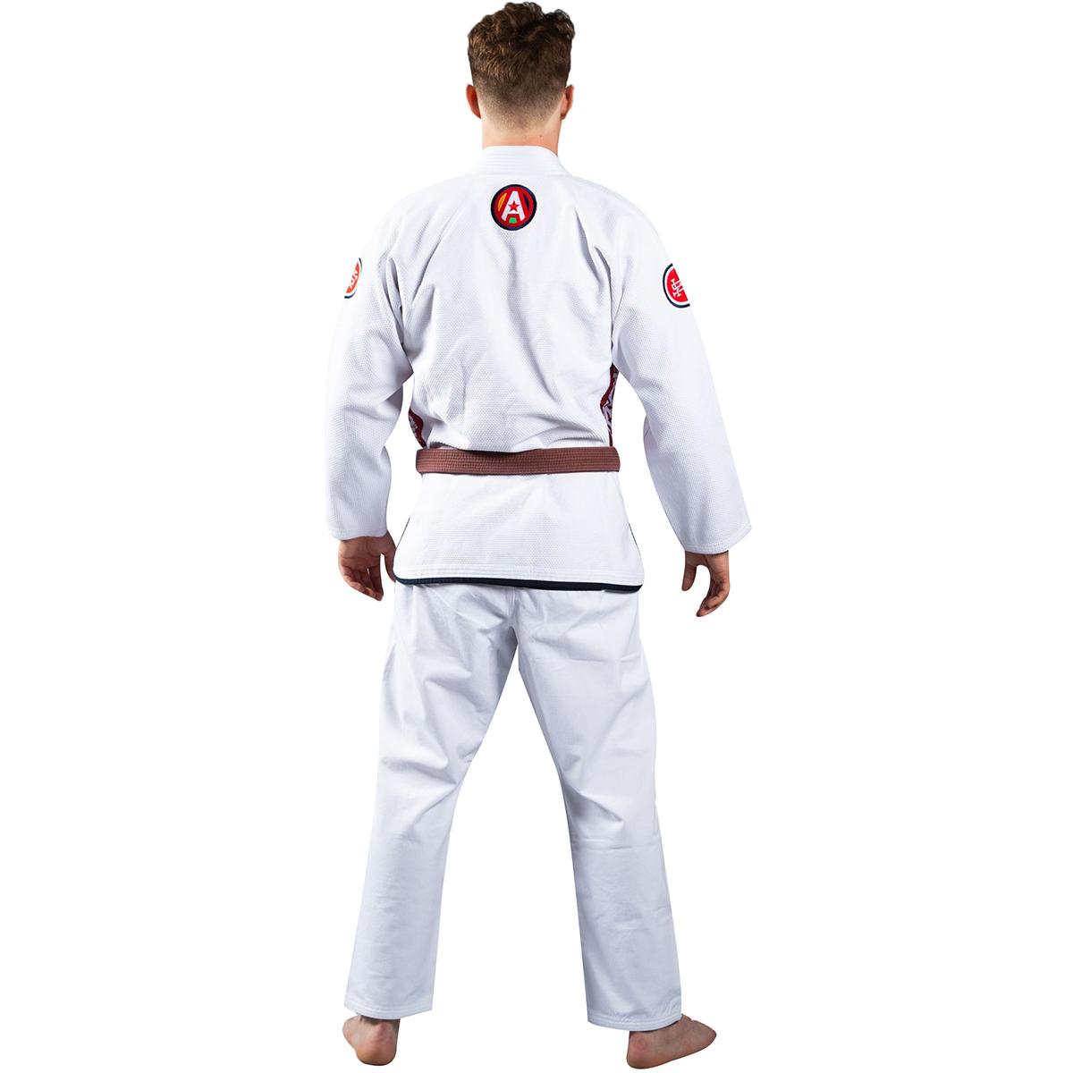 Scramble Athlete 4 Luxury 550gsm+ Brazilian Jiu-Jitsu Gi - A4 - White