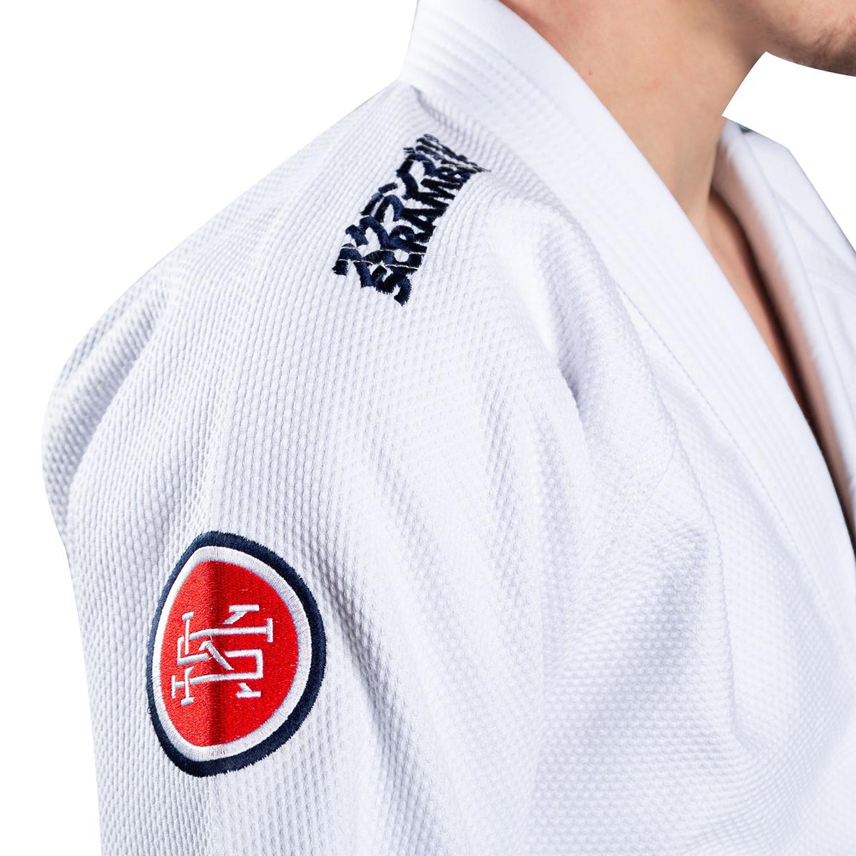 Scramble Athlete 4 Luxury 550gsm+ Brazilian Jiu-Jitsu Gi - A4 - White