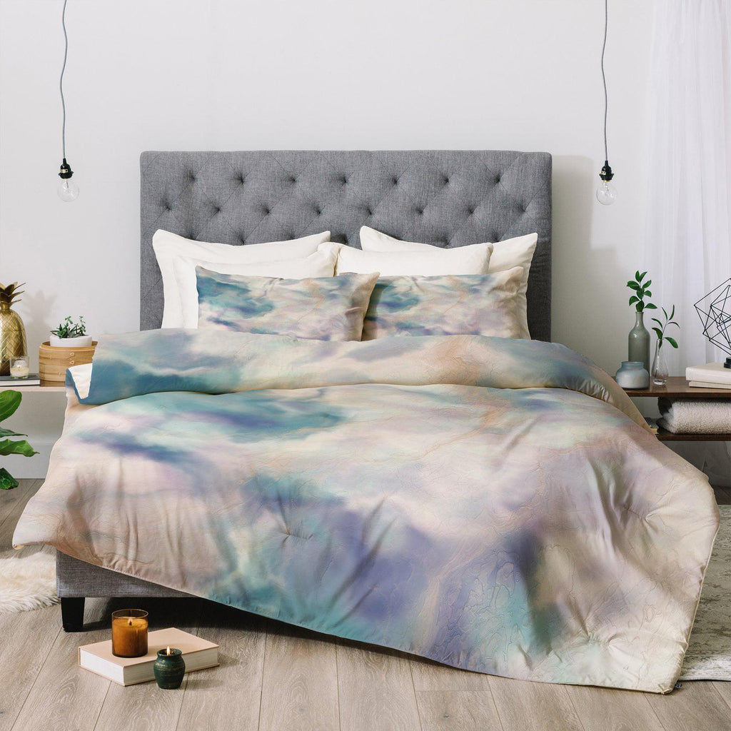 Chelsea Victoria Unicorn Marble Comforter by Deny s