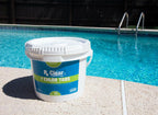 rx clear 1 inch 99% trichloro stabilized swimming pool chlorine tablets - 15 lbs