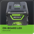 60V 4.0AH High Current (HC) Battery | Provides Fade-Power for Maximum Performance | Compatible with 75+ 60V  Tools