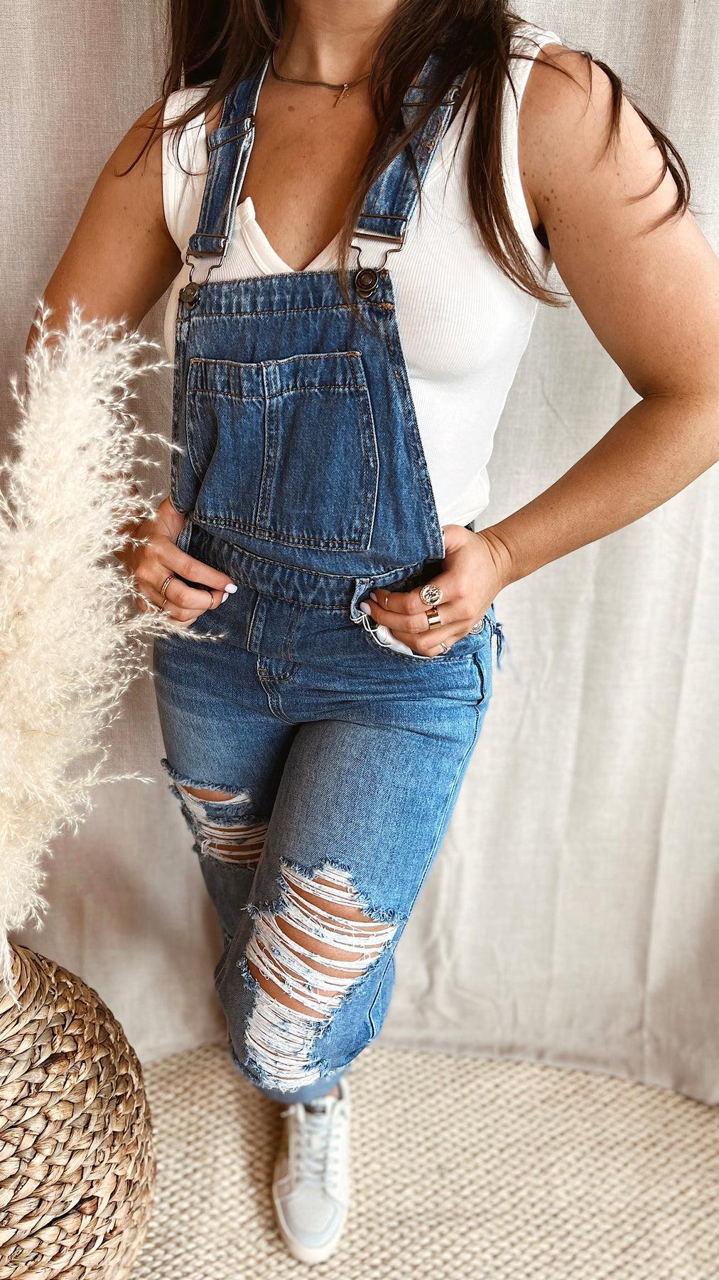 The Malibu Wide Leg Overall Pants
