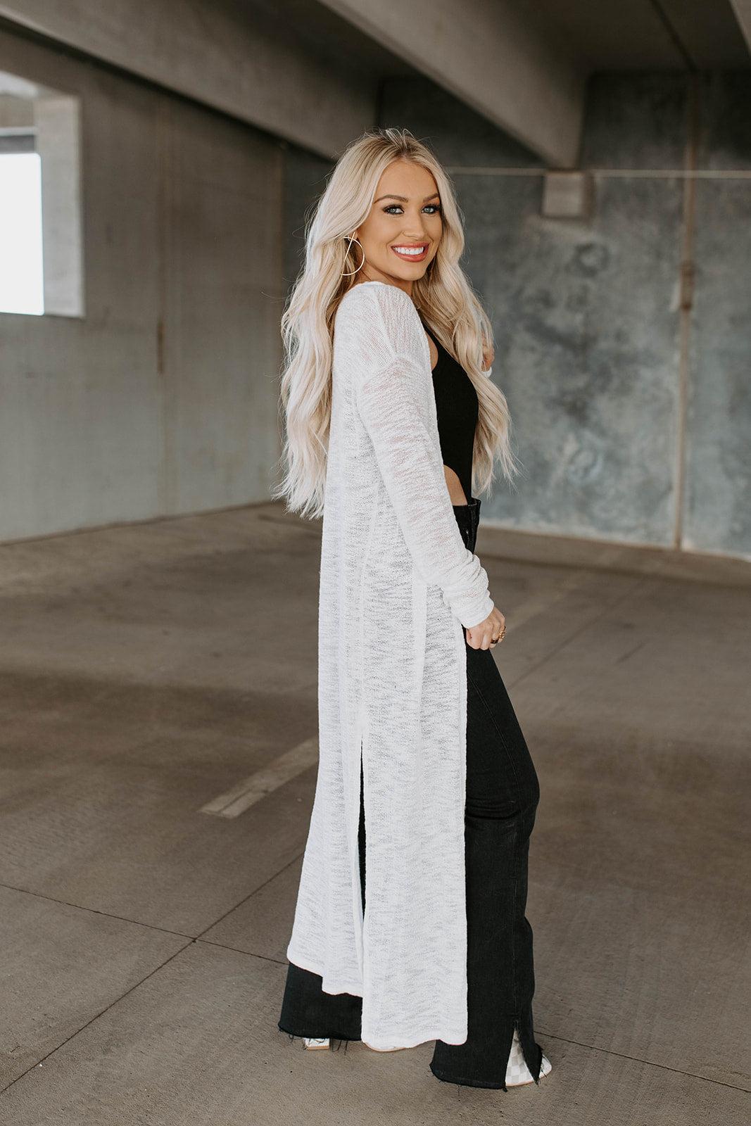 long cardigan