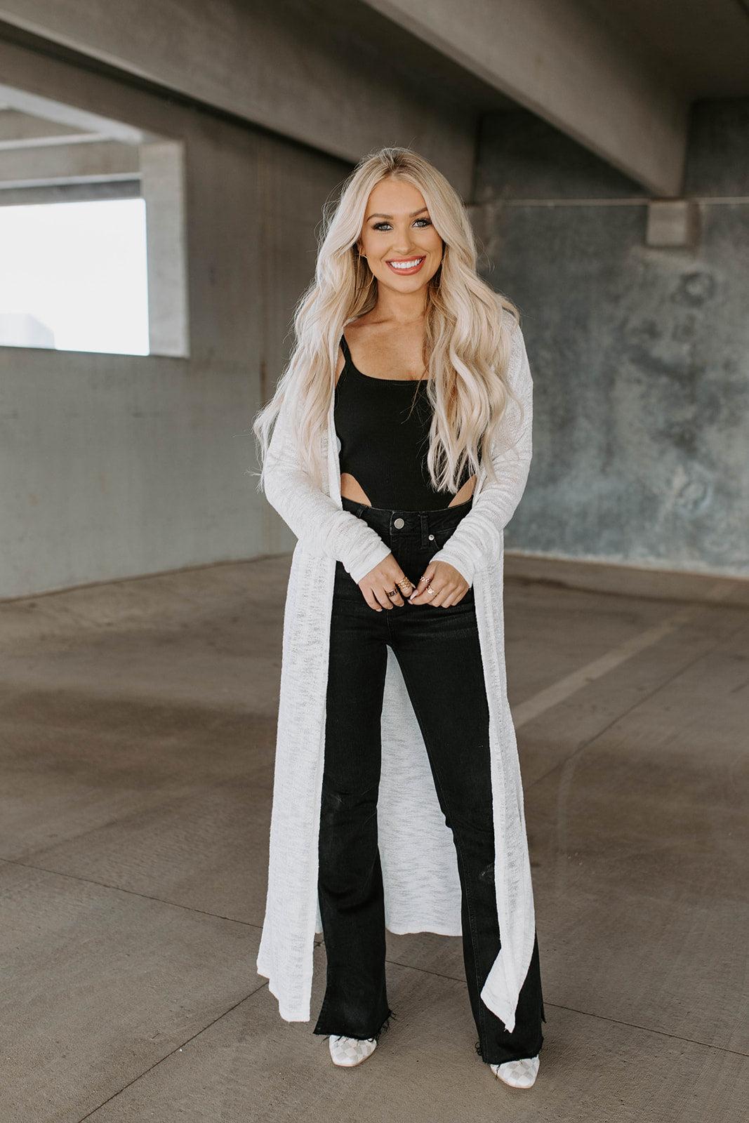 long cardigan