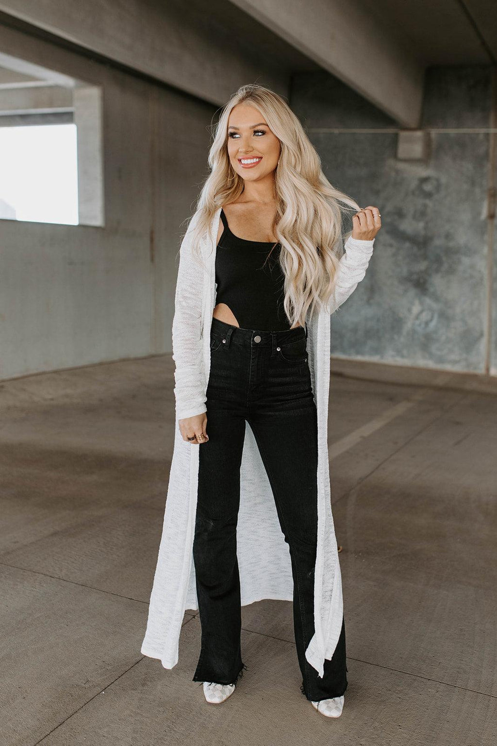 long cardigan