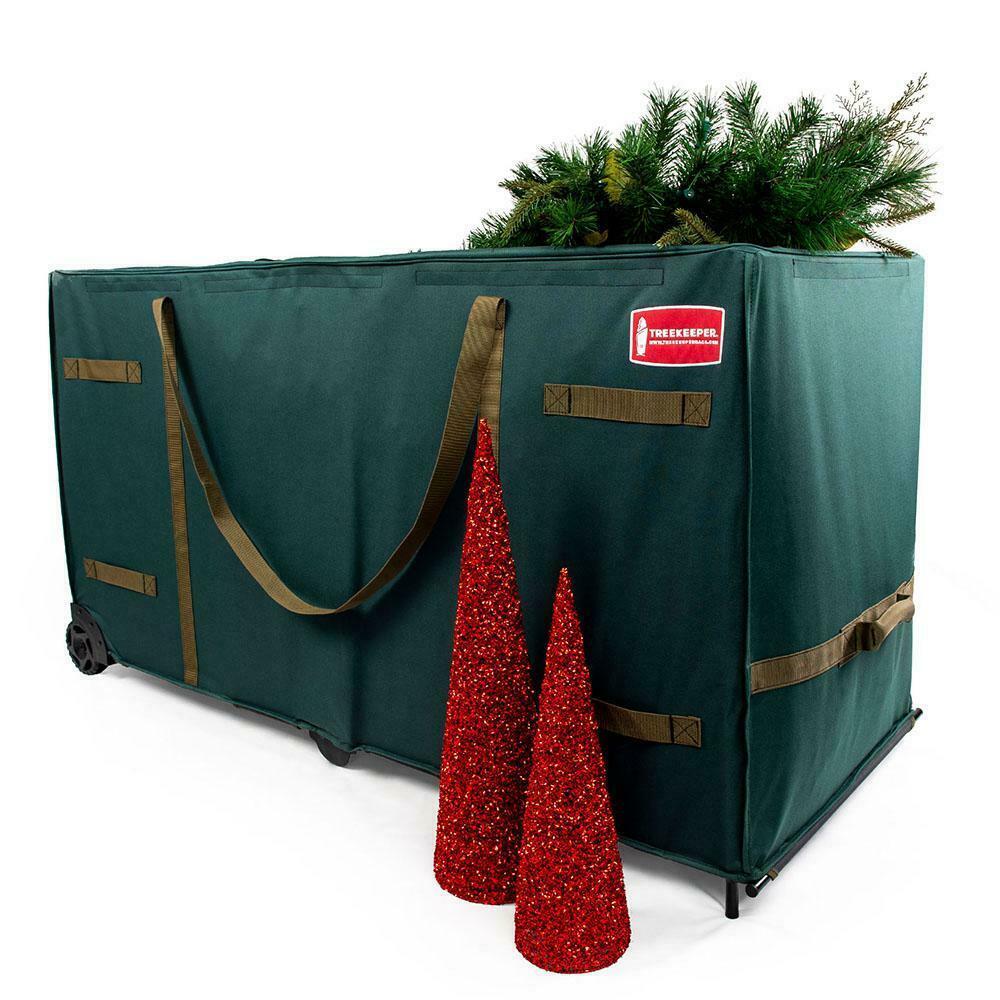 GreensKeeper Rolling Christmas Tree StoraBag for Trees Up to 15 ft. Tall