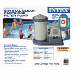 intex 28633eg 2500 gph above ground swimming pool cartridge filter pump system