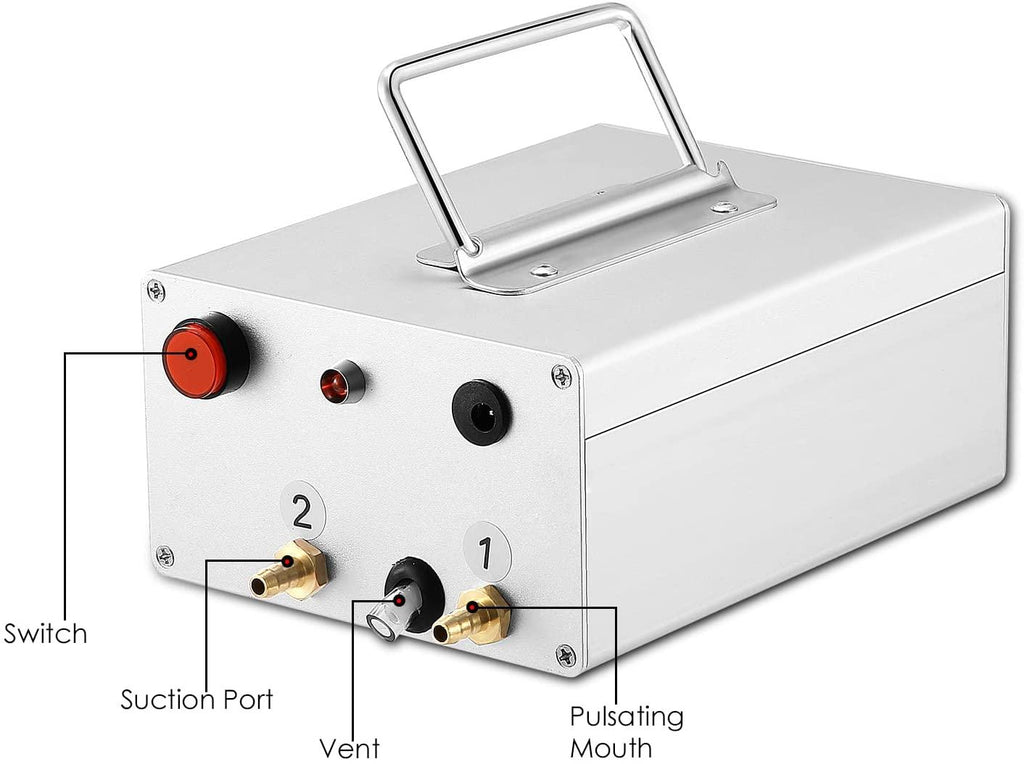 huidazhou automatic portable livestock milking equipment, electric goat milking machine for cows sheep portable pulsation milking machine single bucket piston vacuum pump, 5l