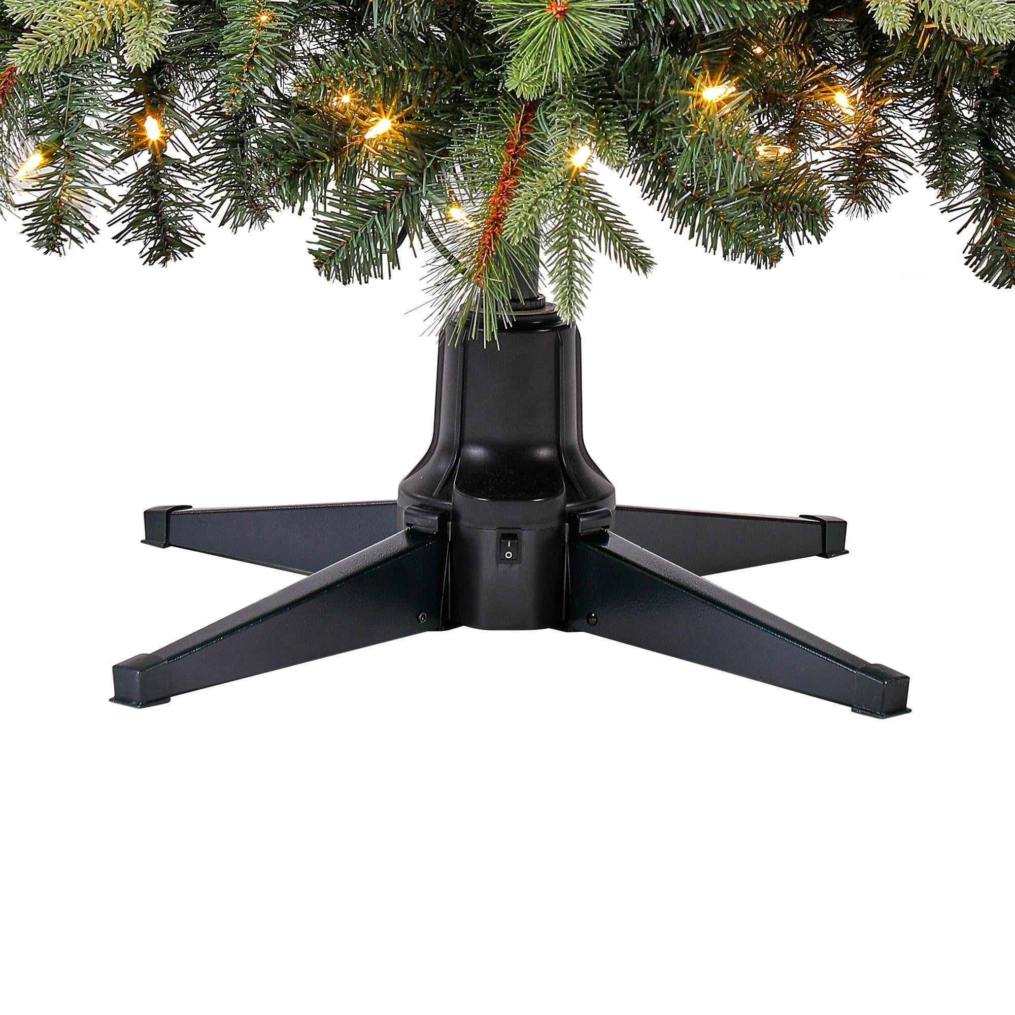 Holiday Time Prelit 350 LED Clear Lights, Brookfield Fir Artificial Christmas Tree, 7'
