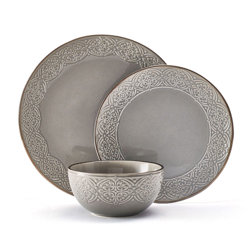 Emma 12 Piece Dinnerware Set, Service for 4