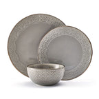 Emma 12 Piece Dinnerware Set, Service for 4