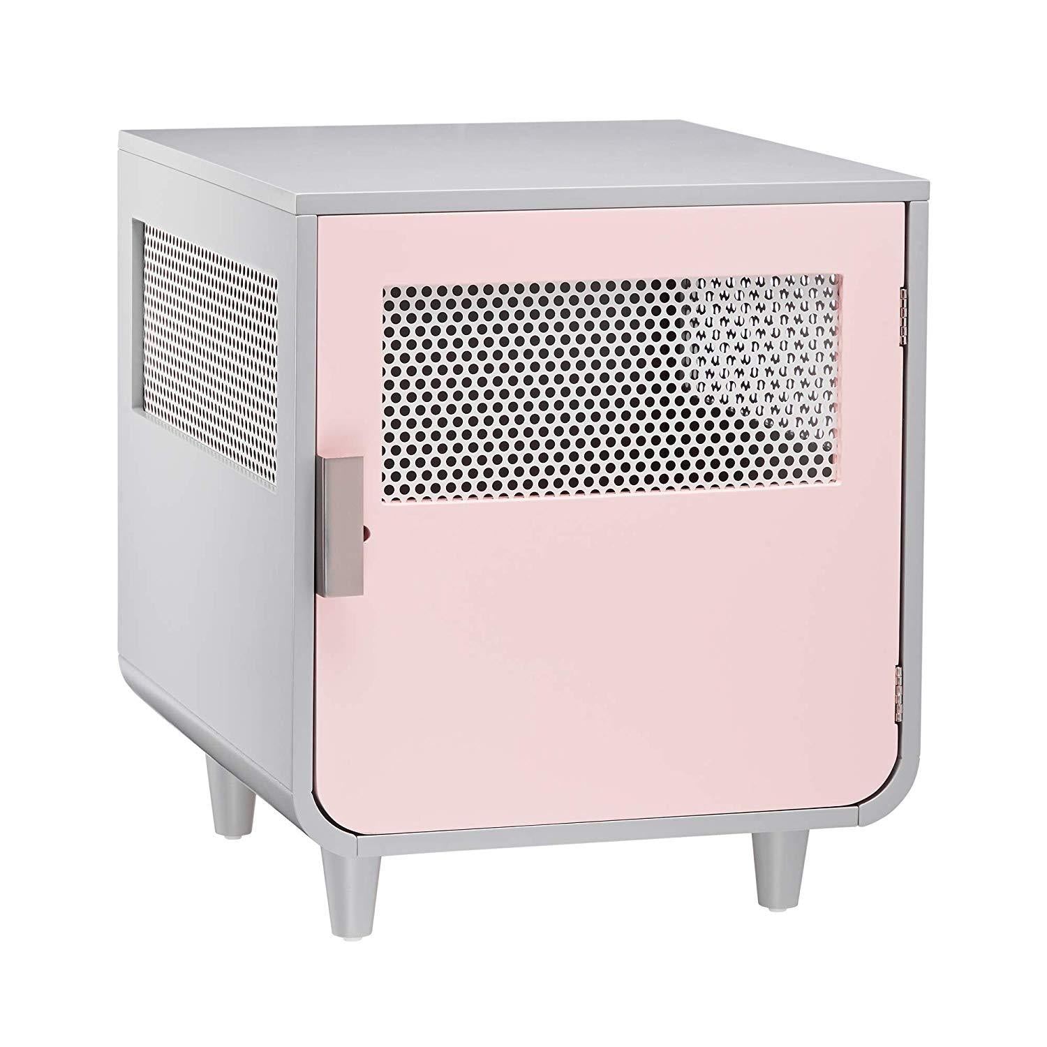 Staart - Radius Wooden Dog Crate - Chablis Pink - Small