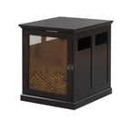 Elegant Home Fashions Digger Dog Crate with Metal Floral