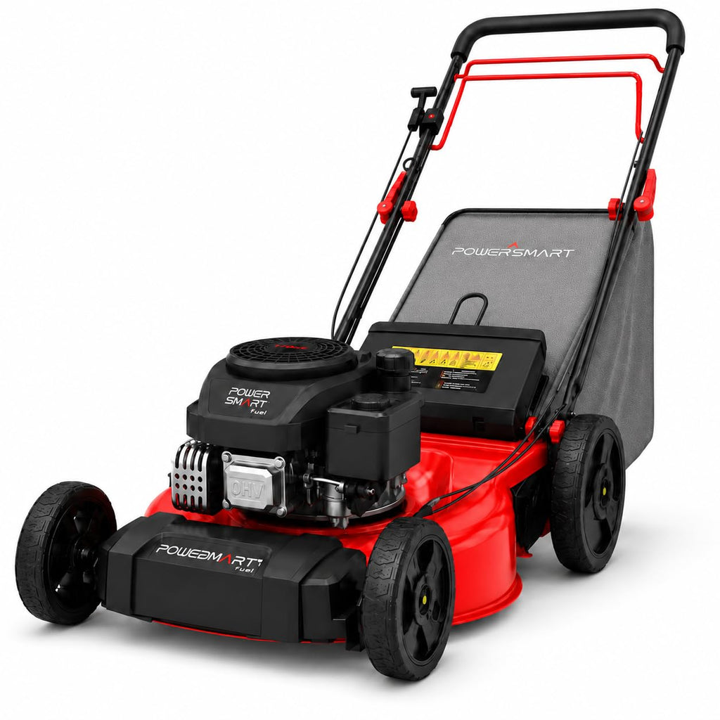 21" Gas Self-Propelled Lawn Mower for Hills &amp; Medium Yards | 170cc OHV | 3-in-1 Mulching/Bagging/Dischar| 6-Position Height | Alloy Steel Deck | Easy Start | Rear-Wheel Drive