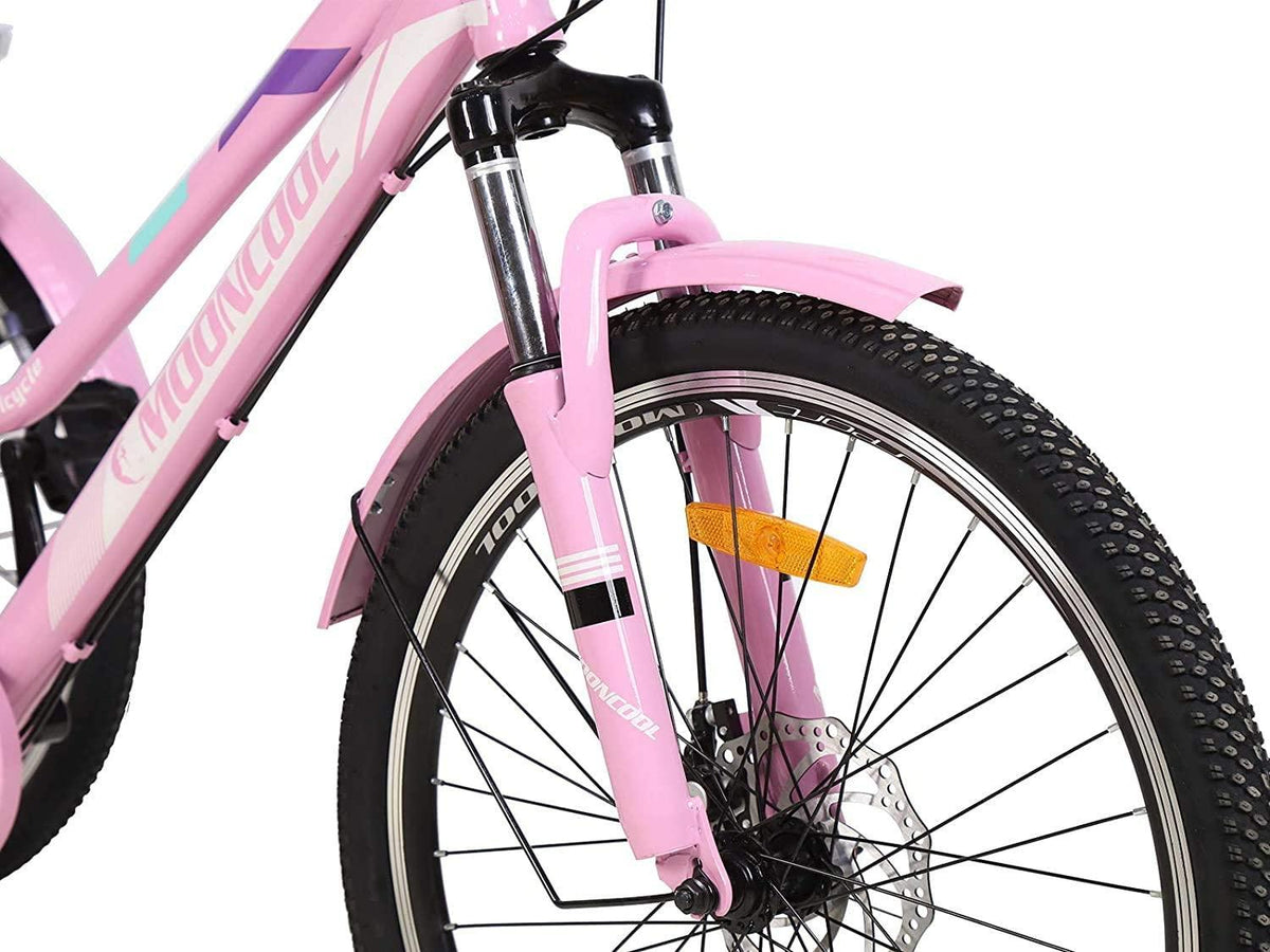 Adult Tricycle, 7 Speed Three Wheel Bikes Mountain Tricycles, 24/26 Inch Adults Trikes Men's Women's Cruiser Trike Bike with LarBasket