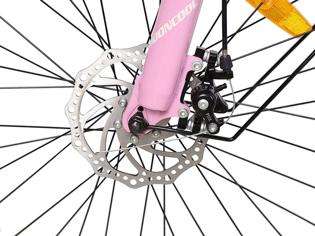 Adult Tricycle, 7 Speed Three Wheel Bikes Mountain Tricycles, 24/26 Inch Adults Trikes Men's Women's Cruiser Trike Bike with LarBasket