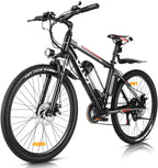 VIVI Electric Bike Electric Mountain Bike 350W Ebike 26'' Electric Bicycle, Adult Electric Bicycles with Removable 36V 8Ah Battery, Professional 21 Speed Gears, Electric Bikes for Adults 20 MPh