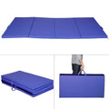 Mat  Blue 4'x8'x2" Thick Folding Panel Gymnastics Mat Gym Fitness Exercise Mat