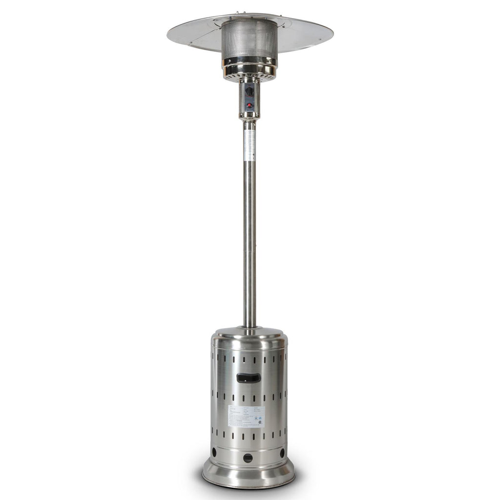 HINDUNY 46000BTU Stainless Steel Propane Patio Heater for dinner party , family gathering , garden , backyard , restaurant , coffee shop , schools XH
