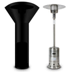 RLCEGAL 46000BTU Stainless Steel Propane Patio Heater for dinner party , family gathering , garden , backyard , restaurant , coffee shop , schools
