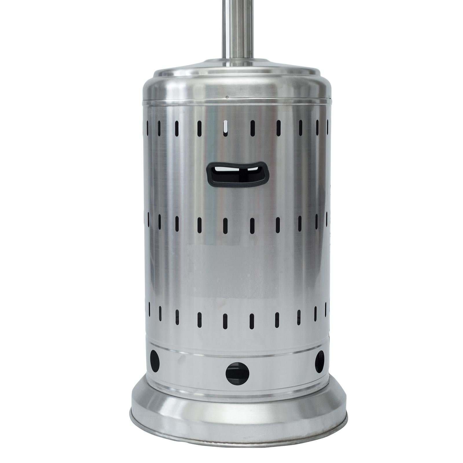 KUNEREN 46000BTU Stainless Steel Propane Patio Heater for dinner party , family gathering , garden , backyard , restaurant , coffee shop , schools XH