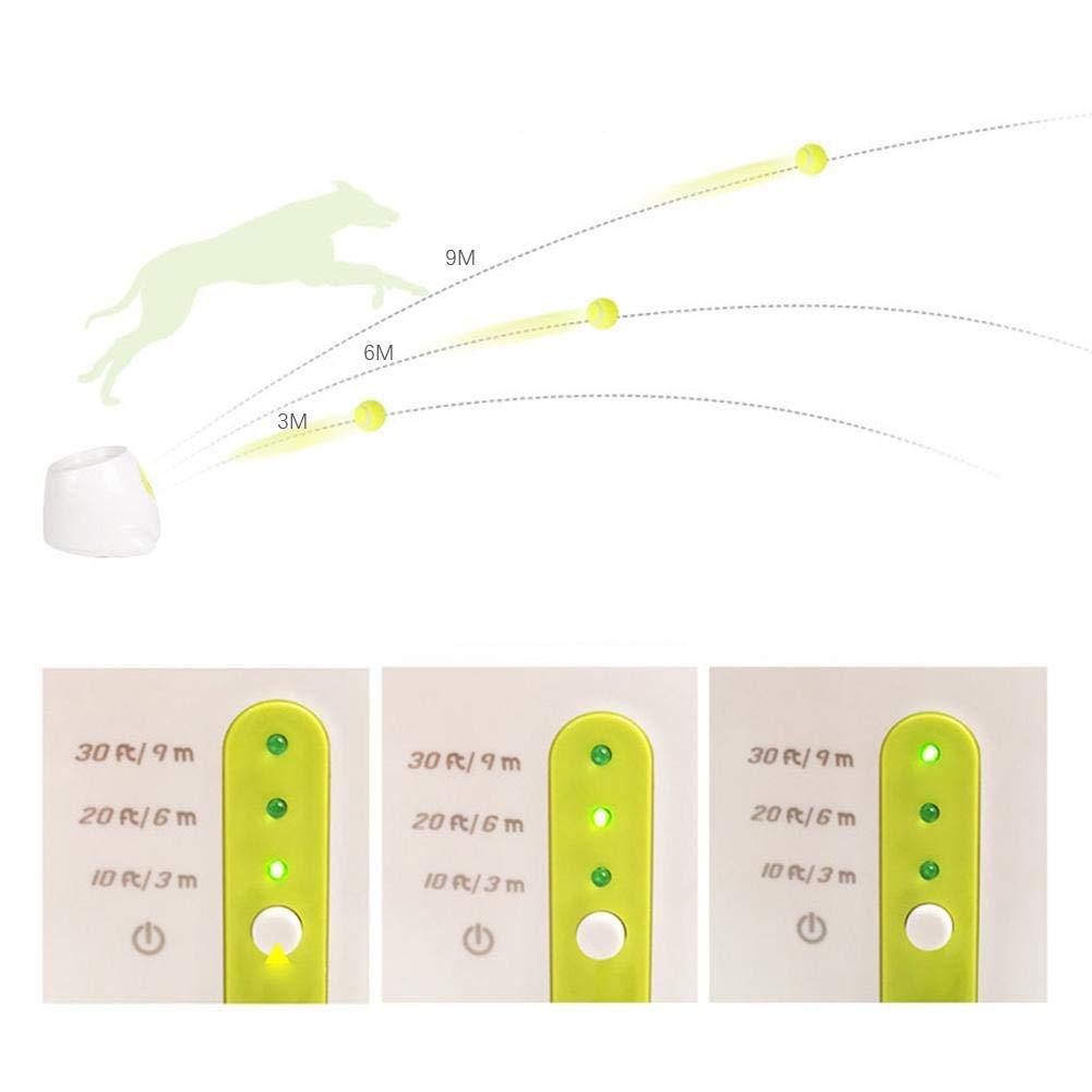 AZLZM Dog Toys Tennis Launcher Automatic Throw Ball Serve Ball Thrower Ball Machine