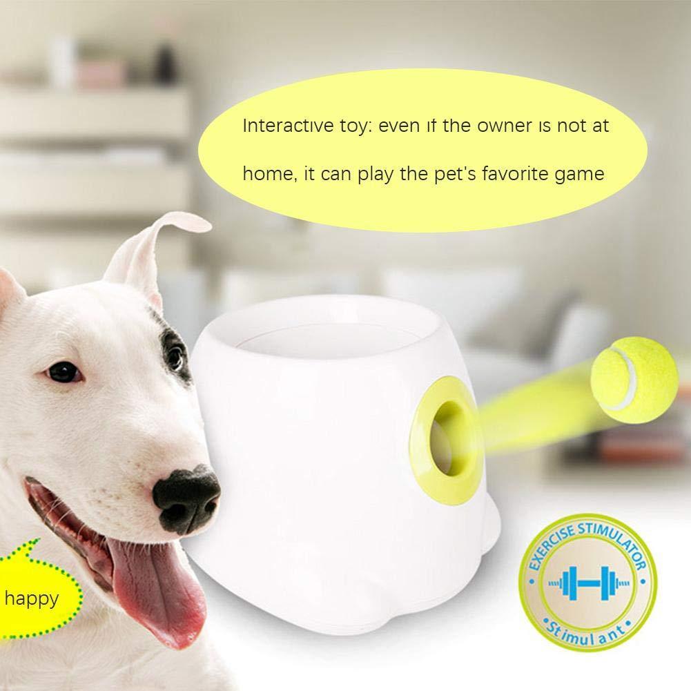 AZLZM Dog Toys Tennis Launcher Automatic Throw Ball Serve Ball Thrower Ball Machine