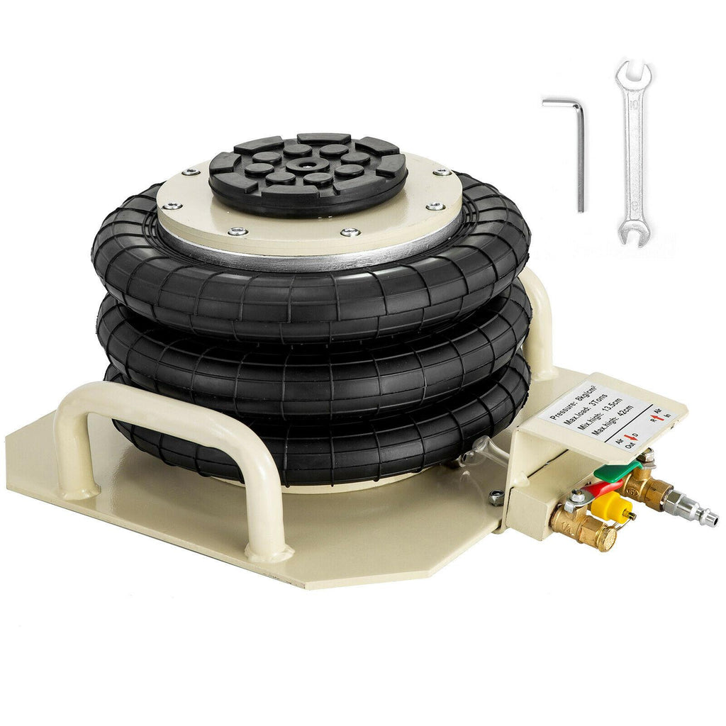 3 Ton Triple Bag Air Pneumatic Jack 6600 lbs JacCompressed Air 43LB