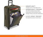 ZDX-Expandable Luggage with 4 Spinner Wheels, Hunter, Checked-Large 29 Inch