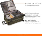 ZDX-Expandable Luggage with 4 Spinner Wheels, Hunter, Checked-Large 29 Inch
